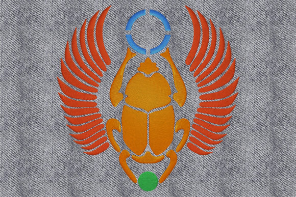 Egyptian Scarab Embroidery Design Review