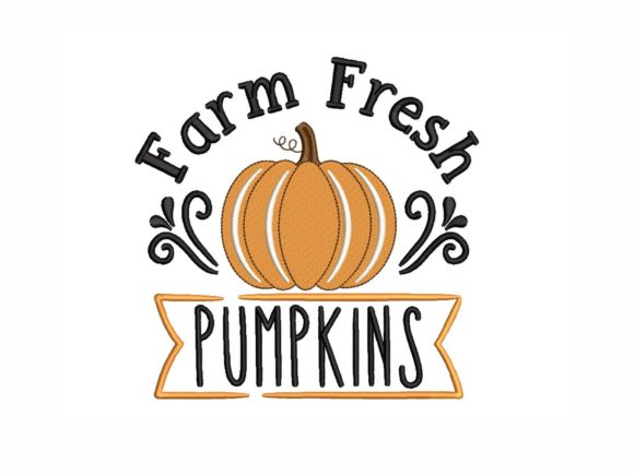 Farm Fresh Embroidery Design